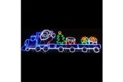 Christmas LED Motif Santa Train 250x75cm Indoor Outdoor Display Lights