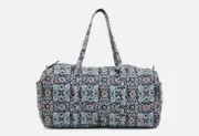 NWT Vera Bradley XL Duffel Bag in Lisbon Medallion Cool
