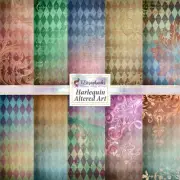 HARLEQUIN ALTERED ART - Paper Pack
