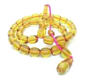 Bakelite Amber Sandalous Katalin Tesbih tasbih prayer Misbaha Necef baga