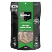Black Hawk Chicken Jerky Sticks Premium Dog Treats 100g