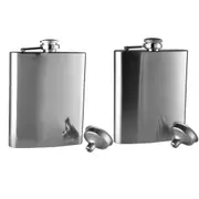 Avanti Hip Flask with Funnel - Polished