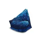 Shades of Blue Bean Bag Chair Cover Stylish Custom Design Home Decor COVER ONLY