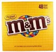 M&M Peanut Chocolate 48Ct