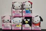 Hello Kitty & Friends Micro Plush 3" Set Of 6pcs My Melody Poc Badtz Cinna HK