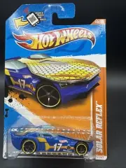 2012 Hot Wheels TRACK STARS SOLAR REFLEX blue gold nice #75 Combine Shipping