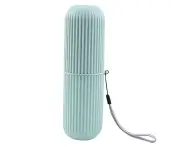 Portable Travel Dustproof Toothbrush Toothpaste Holder Cup Case Storage Box-Green - Green