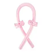 Heatless Foam Hair Curler / Scrunchie / Hair Claw Clip / Set Set of 3 - Hair Curler & 2 Pcs Scrunchie - Pink - One Size