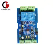 7-24V MODBUS RTU 2-way Relay Module Switch Input/Output RS485/TTL Anti-Reversing