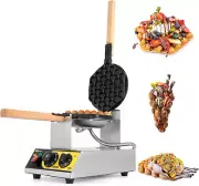 Bubble Waffle Maker Commercial Bubble Egg Waffle Maker 1400W Electric Stainless