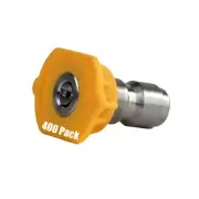 400 Pack Erie Tools Pressure Washer 1/4" Quick Connect 15 Degree 4.0 Nozzles