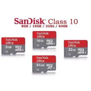 SanDisk Ultra microSD 100MB MICROSDHC 記憶卡 16GB SDSQUNS-016G-GN3MN 香港行貨