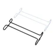 Under Cabinet Wine Glass Rack Metal Stemware Holder Modern Simple Goblet Rack