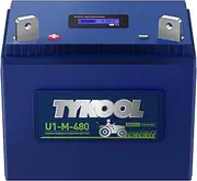 TYKOOL 480CCA, Group U1 Lithium LiFePO4 Lawn Mower Battery,Garden Tractor Battery, Fits for Ride on Lawn Tractor and Mower,Compatible with John Deere,Cub Cadet,Craftsman,Troy-Bilt Mower, and Generator