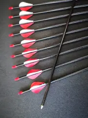 20x 26" Fiberglass Arrows upto 30LB For Kid Practice Target Recurve Compound Bow