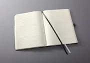 Sigel CONCEPTUM A5 Lined Hardcover Notebook - Black