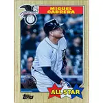 MIGUEL CABRERA 胖卡 銀戳特卡 2022 TOPPS 87AS-19 ALL STAR 大聯盟 老虎隊