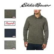 Eddie Bauer Men’s Radiator Fleece Pullover Snap Front Top | G54