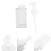 UK! 450ml Dispenser Soap Foam Foaming Pump Empty Square Bottle Bathroom Travel