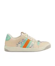 Gucci Screener Lace-Up Sneakers 35,37.5,38.5,39,40 Nude