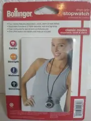 Bollinger Digital Stopwatch - Classic Modes Stopwatch Clock Alarm Ergo Grip