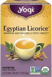 Yogi Tea Herbal Tea Bags Egyptian Licorice 16pk