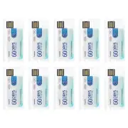 10X TempU05 Temperature Data Logger 60 Days Disposable Temperature Analyzer8573