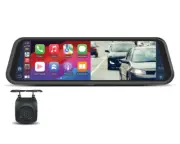 Aerpro AM9M02R 9" Mirror Monitor with Dual Camera & Apple CarPlay Android Auto