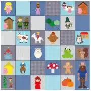 Loti-Bot Fairy Tale Mat STEM Activity Playmat for Educational Coding Floor Robot