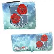 New Garrison Emblem ATTACK ON TITAN BiFold Wallet AoT Shingeki no Kyojin