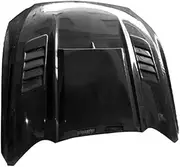 Hood Vents， Carbon Fiber Compatible for Mustang 2015-2017 Flame Hood Suitable Engine Cover,Perfect Installation