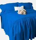1 Piece 800tc Egyptian Cotton Dust Ruffle Bed Spread 20" drop all size & color