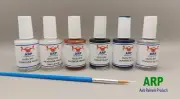 For Isuzu Touch up Paint + Clear +Primer for Scratches and Chips +Fine Tip Brush