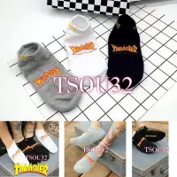 在飛比找Yahoo!奇摩拍賣優惠-THRASHER韓國火焰短襪GD 船襪 襪子 短襪