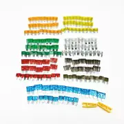 Mini Car Fuse Assortment Assorted Kit Blade Set Auto 140 pcs Truck Automotive