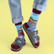 Irish Landmark Socks- Galway Hooker