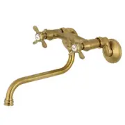 Kingston Brass KS115 Essex 1.2 GPM Wall Mounted Bridge - Brass