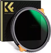 K&F Concept 40.5mm 2in1 ND4-64 Variable ND CPL Polarizers Lens Filter for Camera