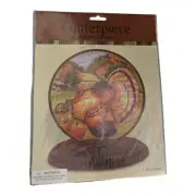 Vintage Amscan 10” Thanksgiving Turkey Honeycomb Table Decoration *New