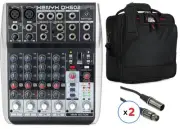 Behringer Xenyx QX602MP3 Mixer Bag Bundle