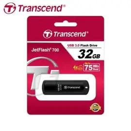 【保固公司貨】Transcend JetFlash700 32GB USB3.0 隨身碟 (TS-JF700-32G)
