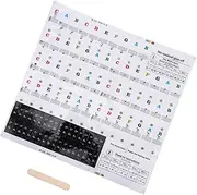 Abaodam Beginner Piano Keyboard Stickers 88 Keys Music Notes for Boys and Girls Large Font Easy Peel Stick for Piano Organ