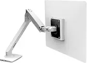 Ergotron – MXV Single Monitor Arm, VESA Desk Mount – for Monitors Up to 34 Inches, 3.2 to 9.1kg -White