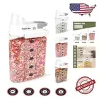 Clear Airtight Food Storage Containers 4-Pack - Perfect for Pantry Organization