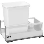 Rev-A-Shelf TWCSC-1550DM-1 TANDEMBOX Bottom Mount Single Bin Trash Can, 50 Quart