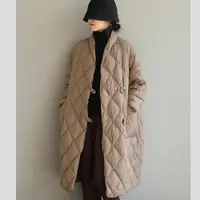 在飛比找ETMall東森購物網優惠-★A3 日系時尚修身保暖棉衣羽絨長外套