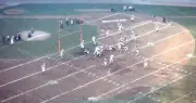 CLEVELAND BROWNS vs PHILADELPHIA EAGLES 1960s NFL Original 35mm Photo Slide