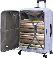 [Kaleenie] 29 Inch Luggage with Expansion & Side Opening Design, 50 * 31(35)*76cm, 117L~133L Ligthweight ABS+PC Hardshell Checked Suitcase, TSA Lock & YKK Zipper with HINOMOTO 360° Wheels, LiLac Purple,