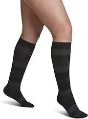SIGVARIS Women's Microfiber Shades 143 Calf High Compression Socks 15-20mmHg
