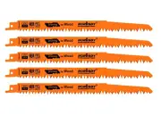 9-Inch Wood Pruning Reciprocating Saw Blades, 5 Pack, 5TPI Saw Blades